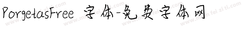 PorgetasFree 字体字体转换